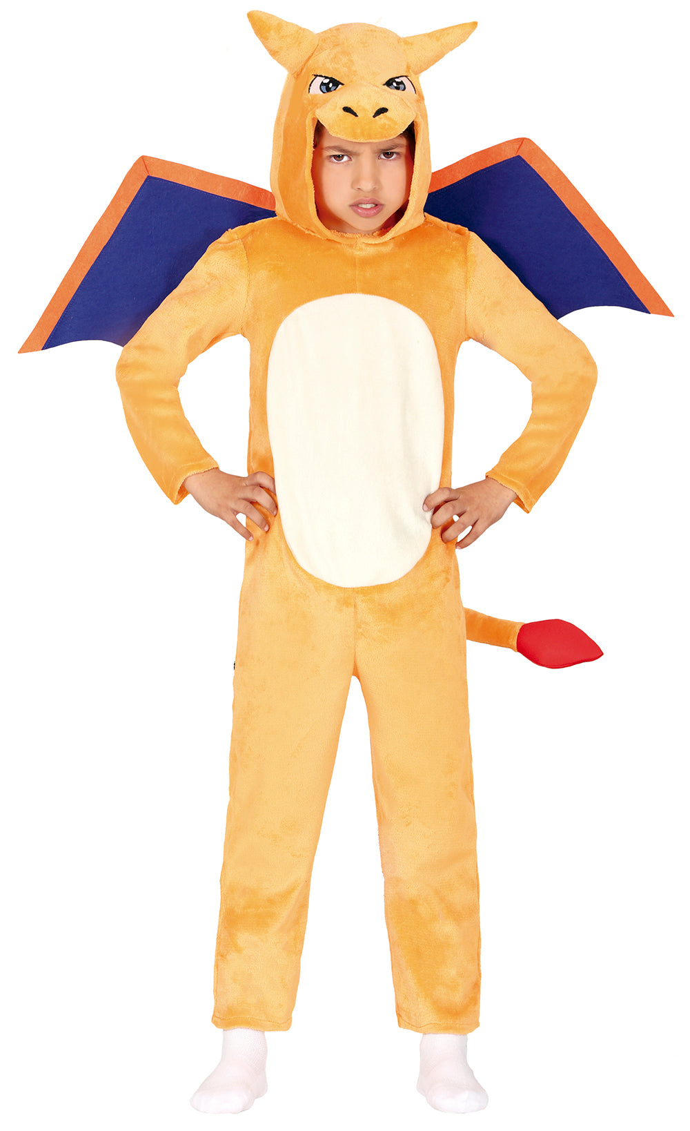 Déguisement Dragon de Feu Garçon - Ailes, Capuche et Combinaison
