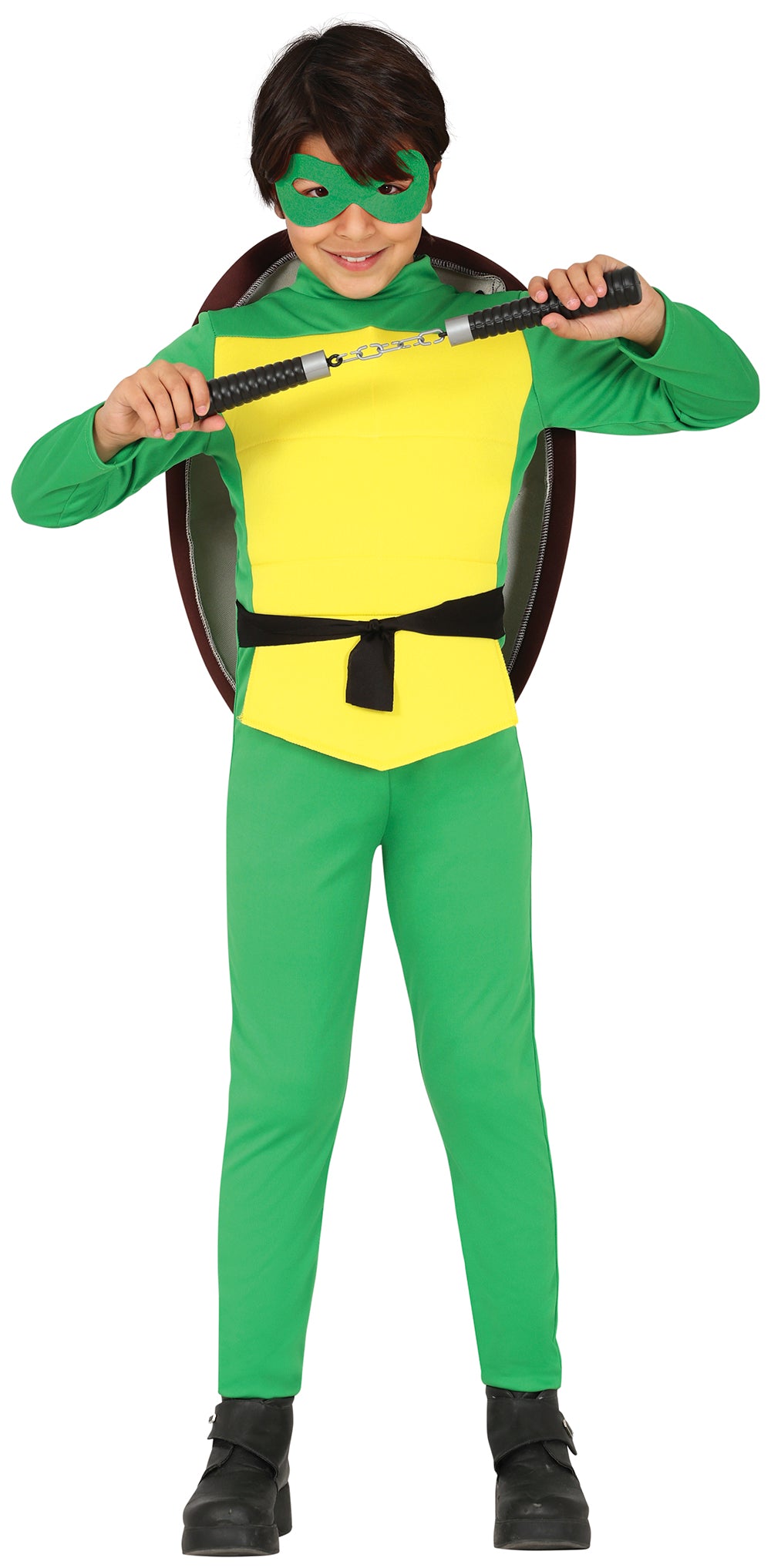 Déguisement Turtle Fighter Enfant - Loup, Ceinture, Sac à Dos et Combinaison