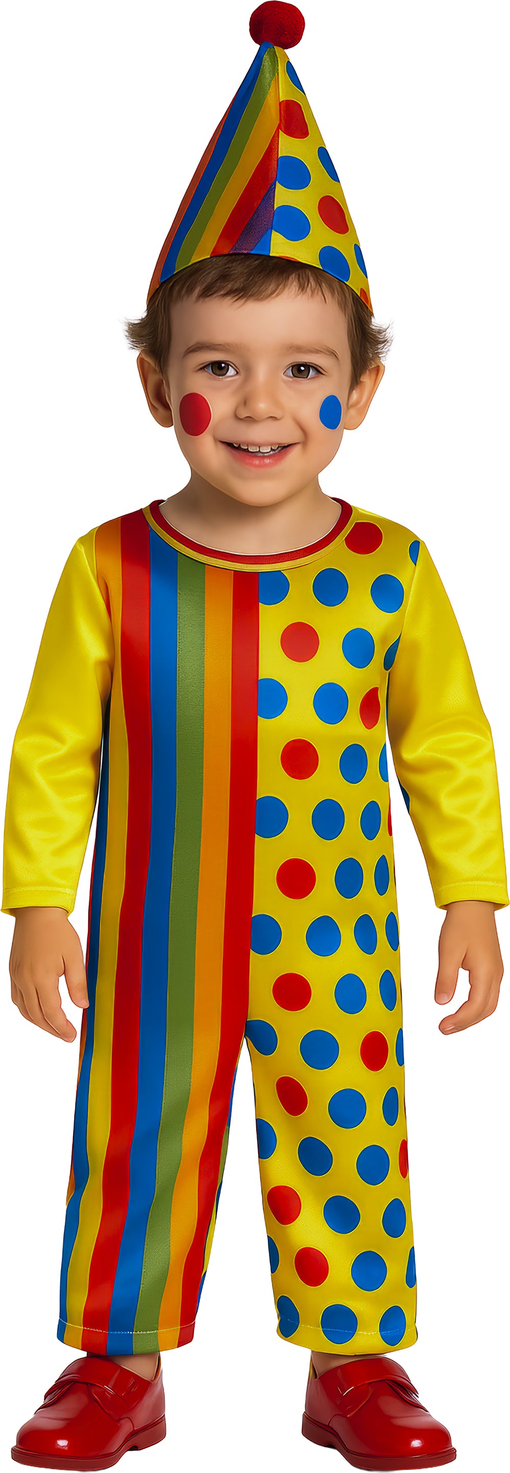 Déguisement Clown Bébé - Chapeau et Combinaison
