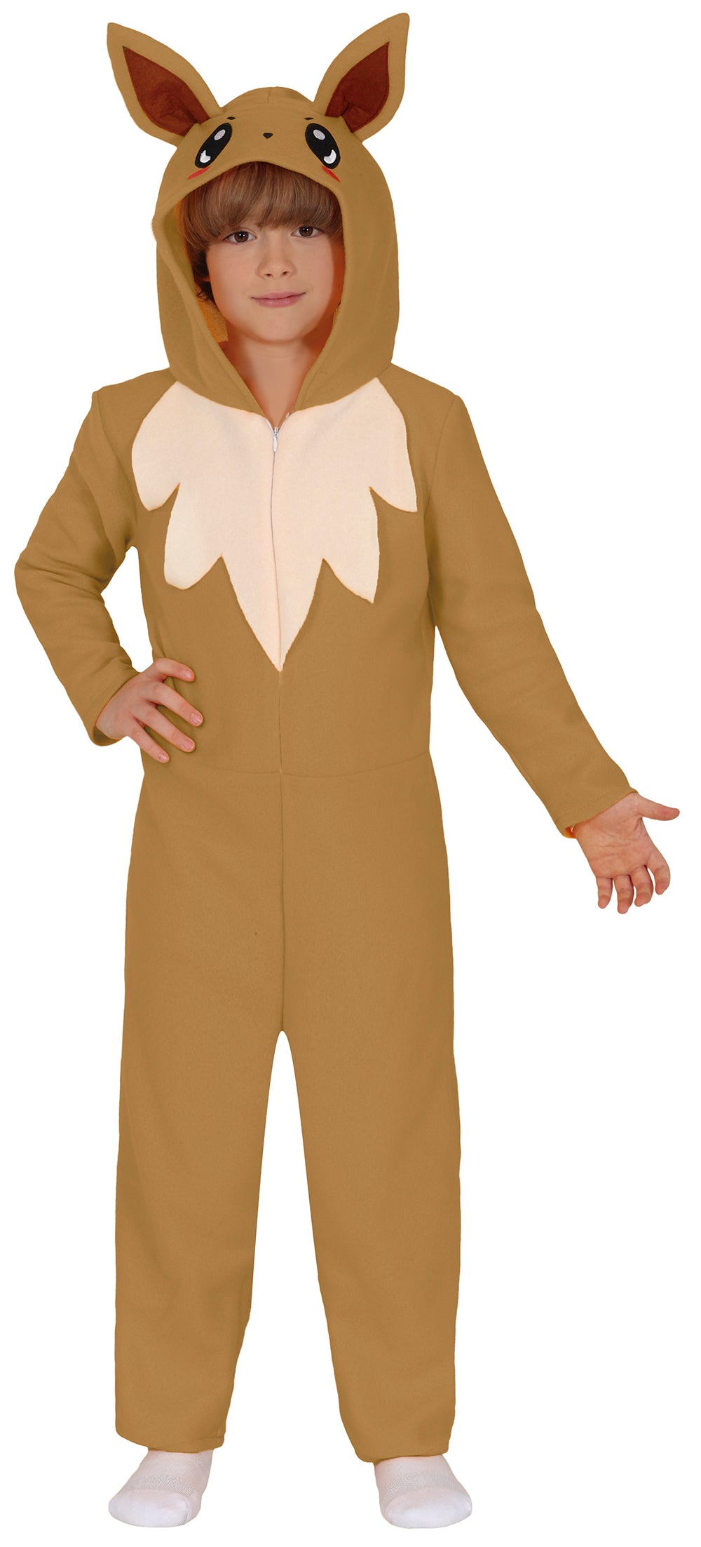 Déguisement Renard Brun Enfant - Capuche et Combinaison