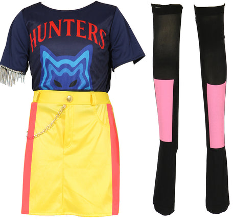 Déguisement K-Pop Demon Hunter Fille - T-shirt, Jupe et Chaussettes