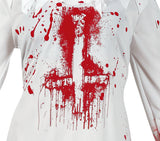 Déguisement nonne ensanglantée femme - blanc et rouge - Halloween