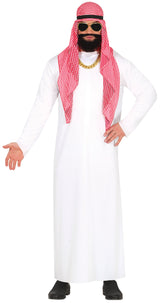 Déguisement Sheik Millionnaire Homme - Bandeau, Foulard et T