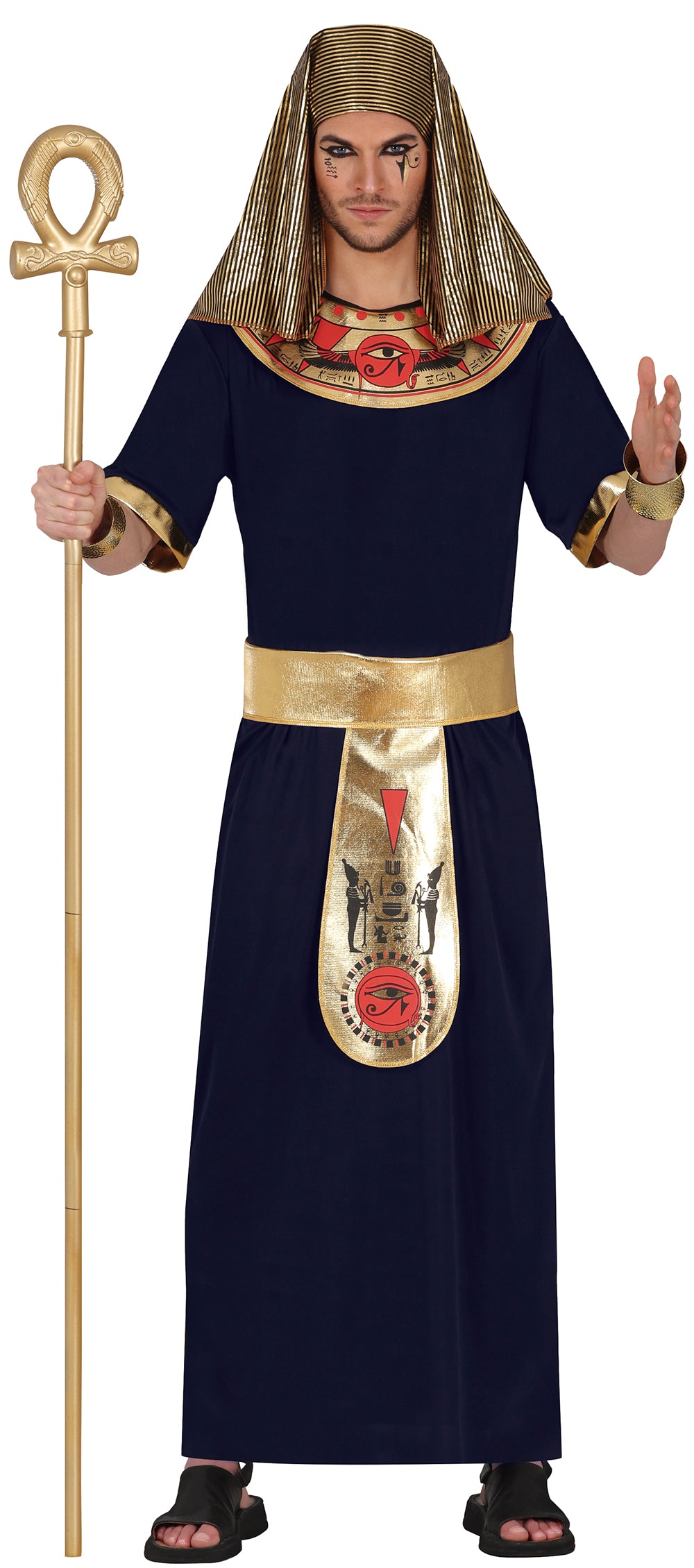 Déguisement Égyptien Homme Adulte - Ceinture, Coiffe et Tunique