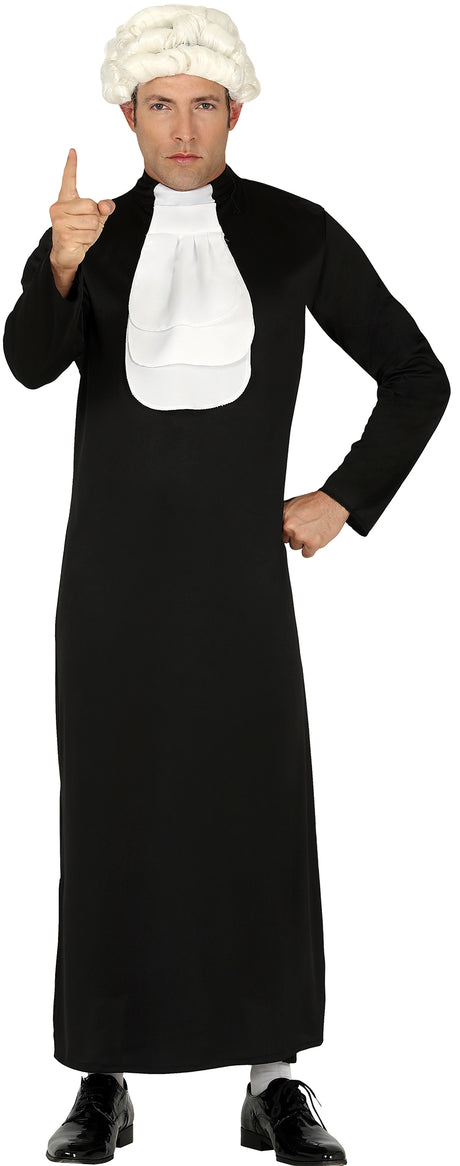 Déguisement Étudiant/Prêtre/Juge Homme - Chapeau, Plastron et Tunique
