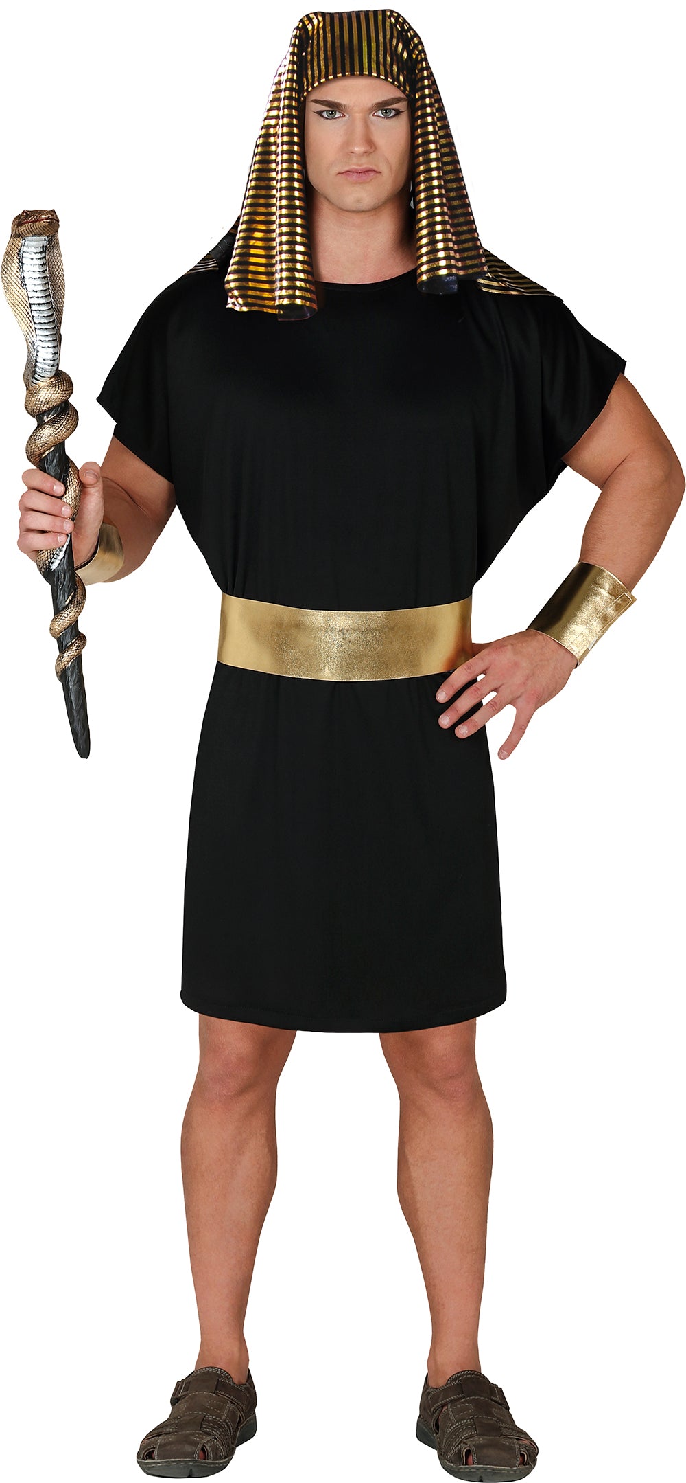 Déguisement Égyptien Homme - Bracelets, Ceinture, Coiffe et 