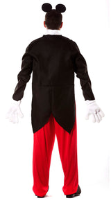 Déguisement souris adulte homme - noir et rouge - taille L
