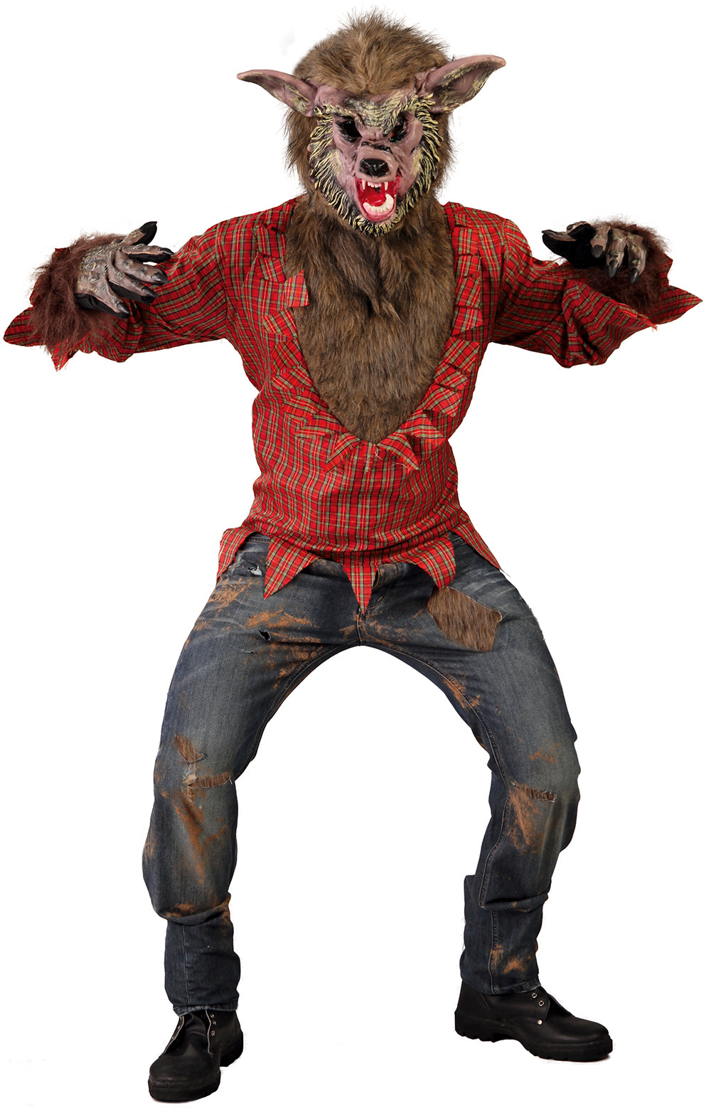 Déguisement Loup Homme - Chemise et Masque