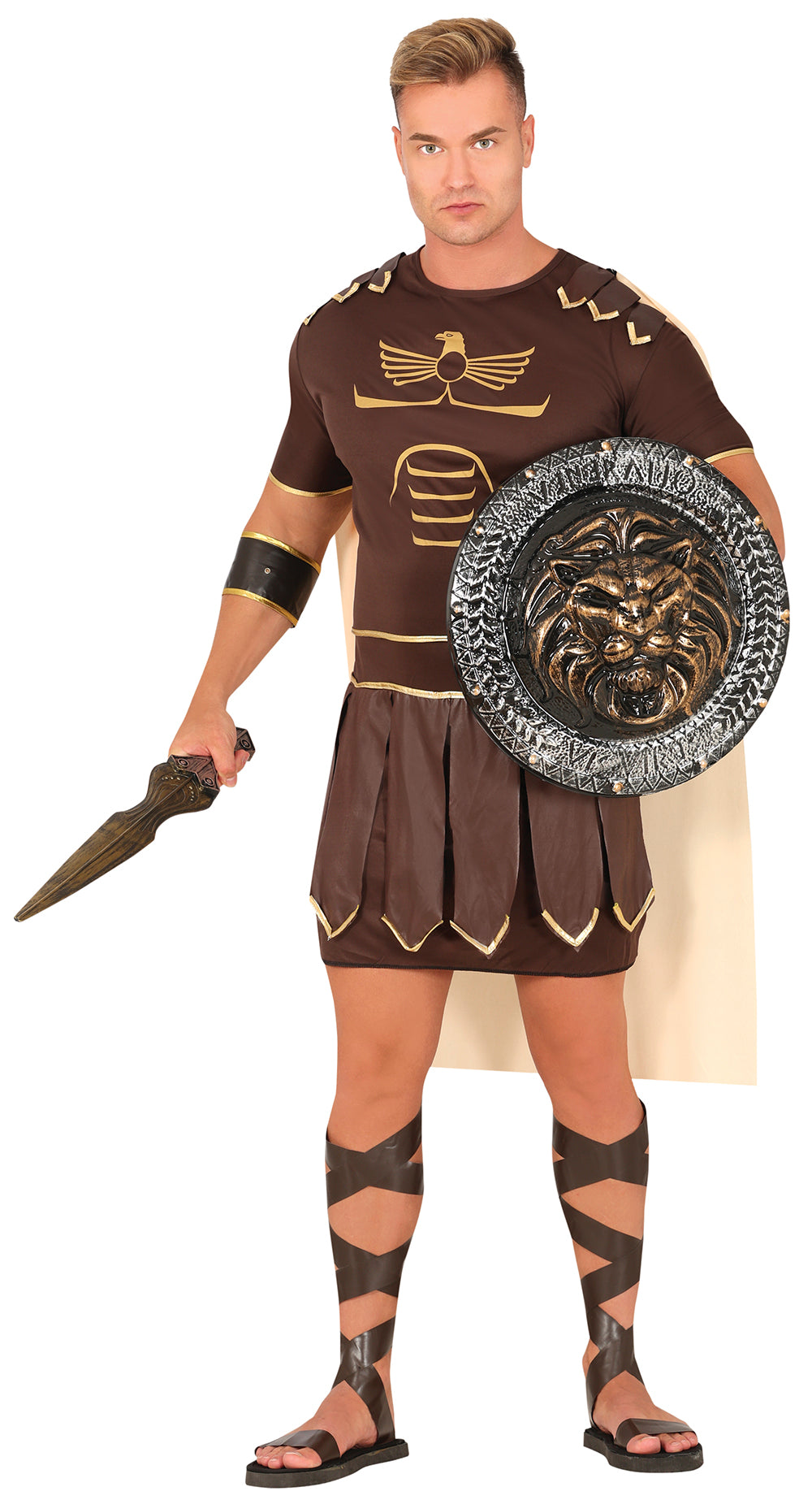 Déguisement Gladiateur Homme - Cape et Tunique