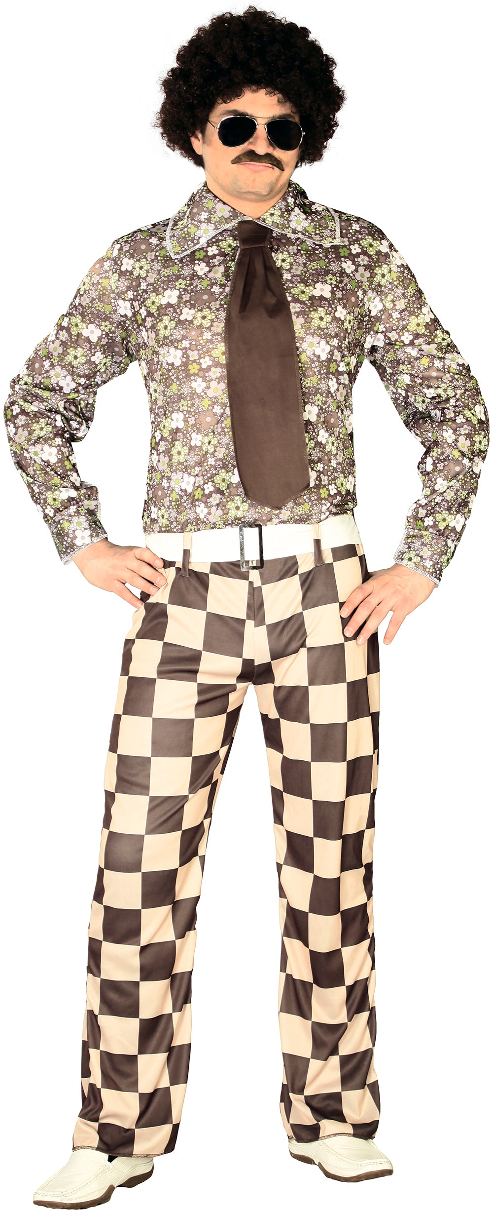 Déguisement Années 60 Homme - Chemise, Ceinture, Cravate et Pantalon