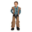 Children's cowboy costume Dustin for boys ages 4-6, western outfit made of 100% polyester, perfect for dress-up and themed parties.