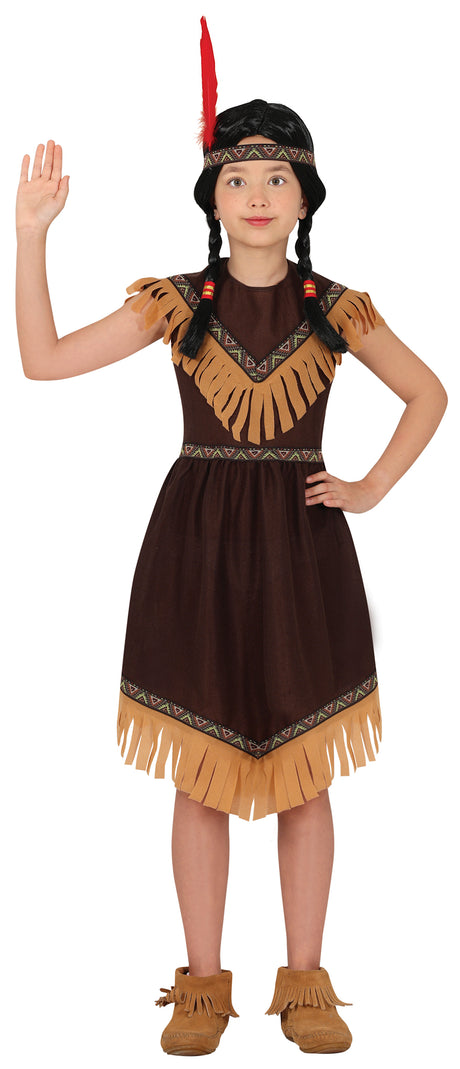 Déguisement Indienne Fille - Bandeau et Robe