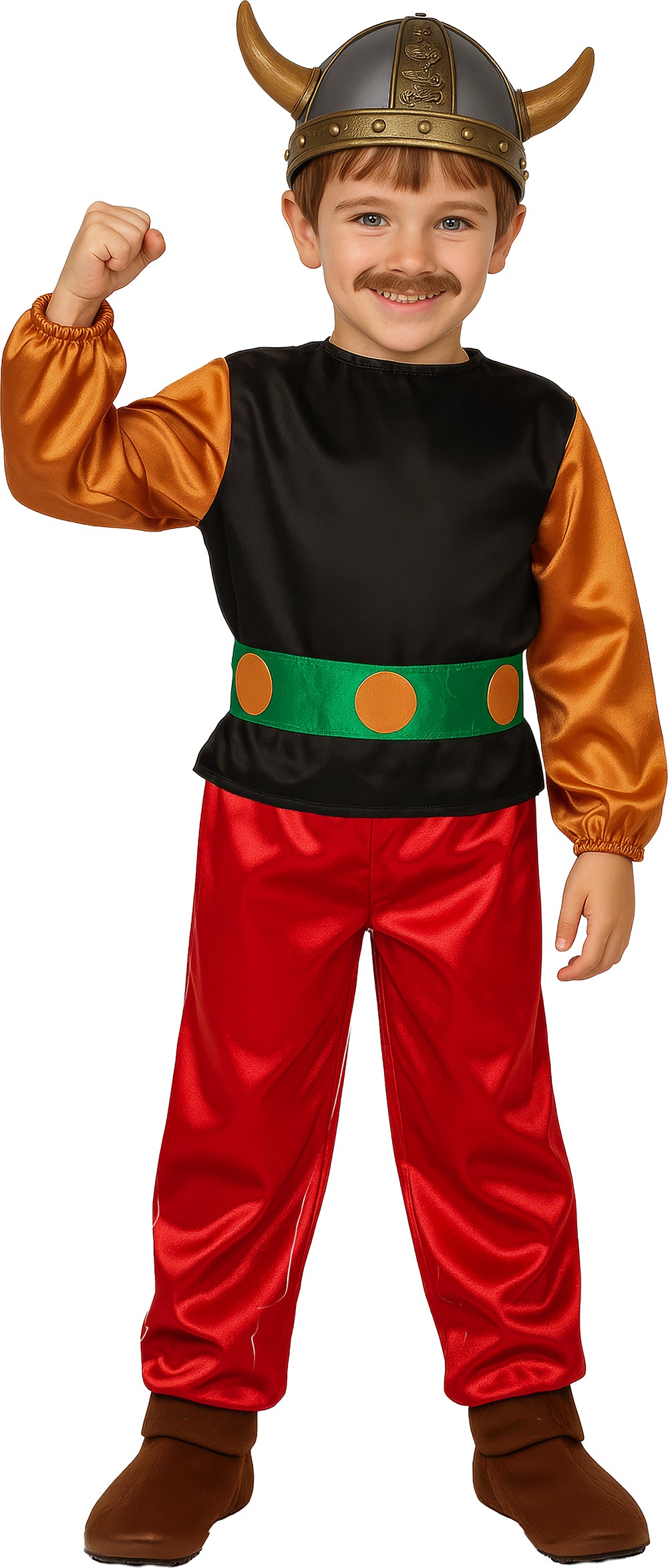 Déguisement Gaulois Garçon - Chemise, Ceinture et Pantalon