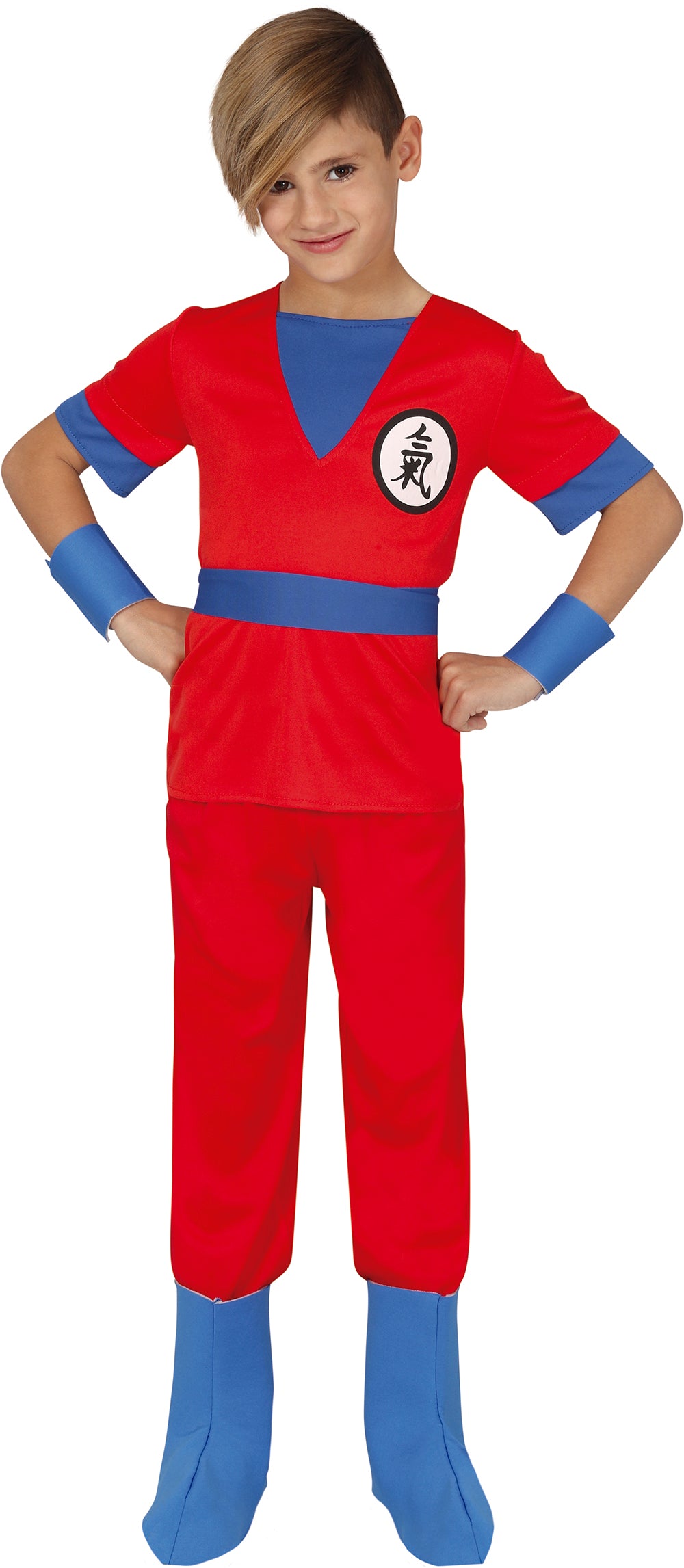 Déguisement Manga Bleu Garçon - T-Shirt, Pantalon et Accessoires