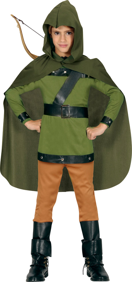 Déguisement Archer Garçon - T-Shirt, Cape et Pantalon