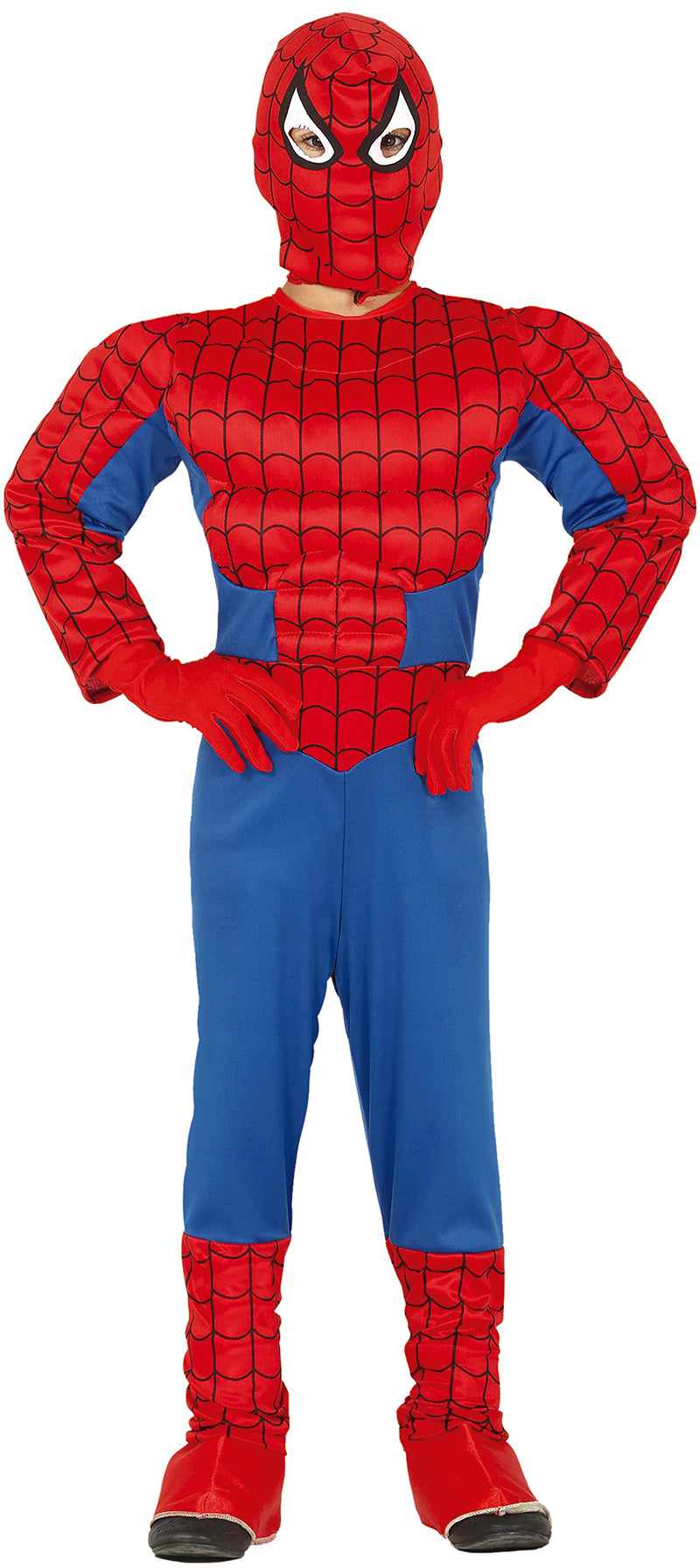 Déguisement Super-Héros Musclé Garçon - Capuche et Combinaison