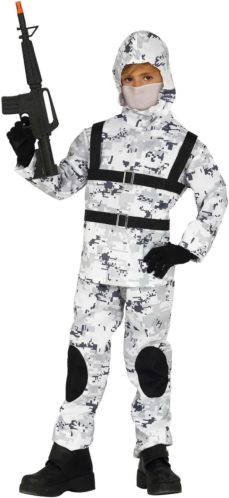 Déguisement Soldat De L'Arctique Garçon - Veste, Pantalon et Masque