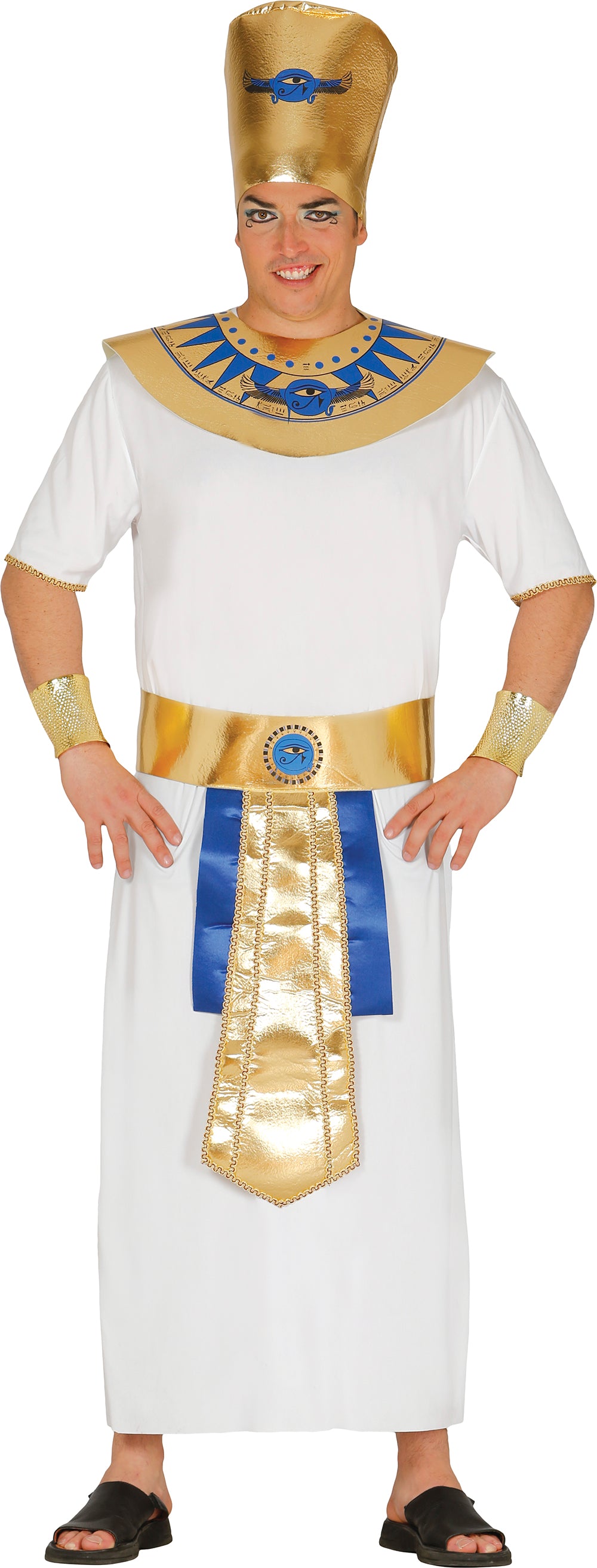 Déguisement Pharaon Homme - Ceinture, Coiffe, Chapeau et Tunique