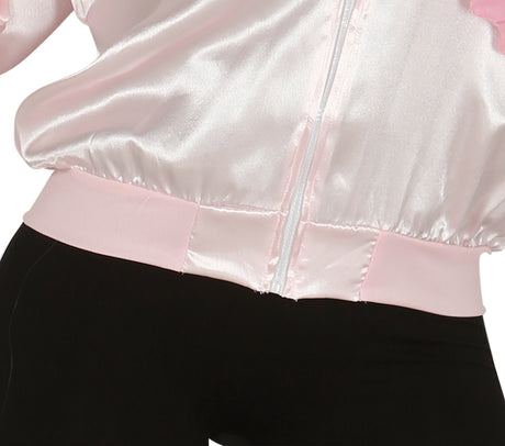 Déguisement années 50 femme adulte rose métallisé taille L