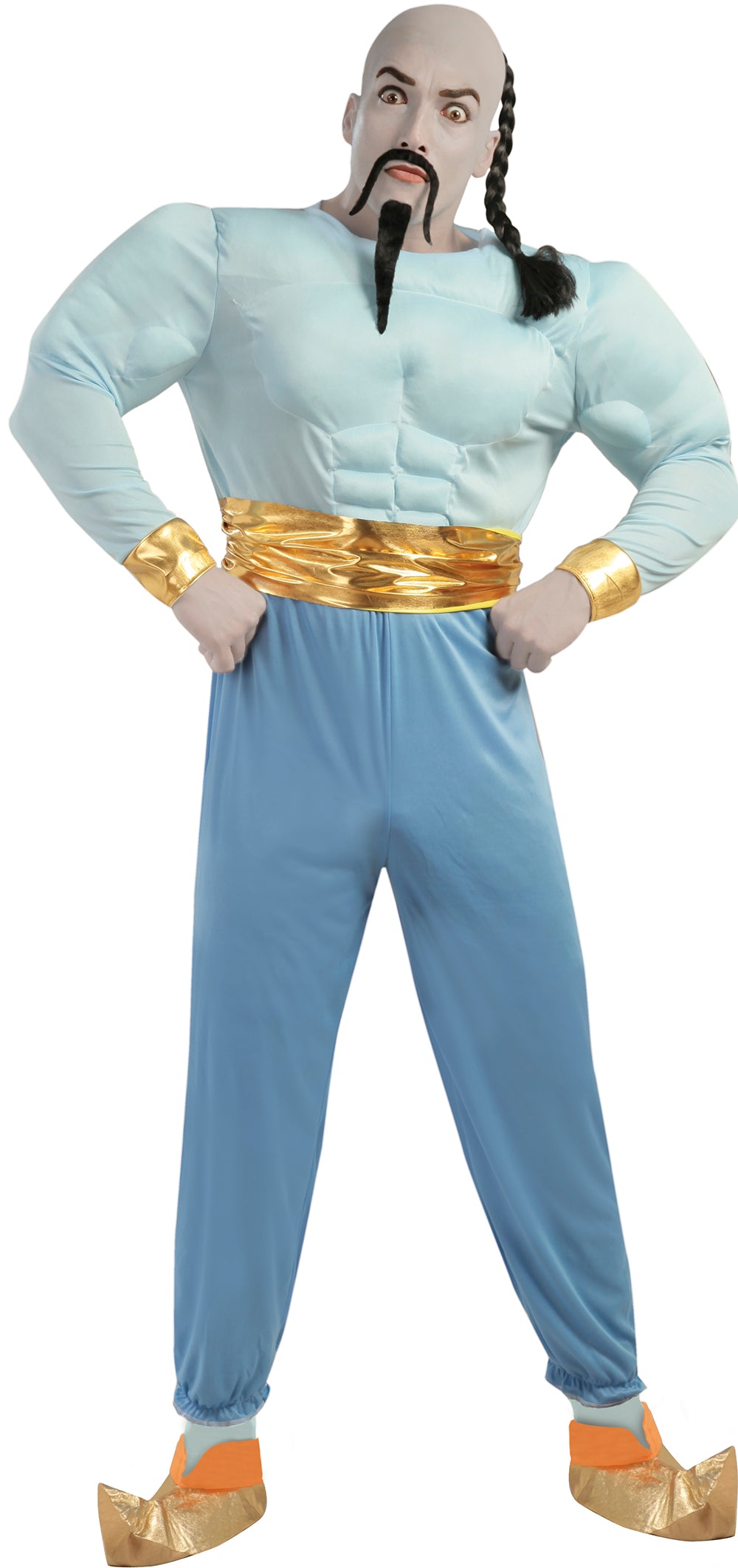Déguisement Super-Héros Musclé Homme - Ceinture et Combinaison