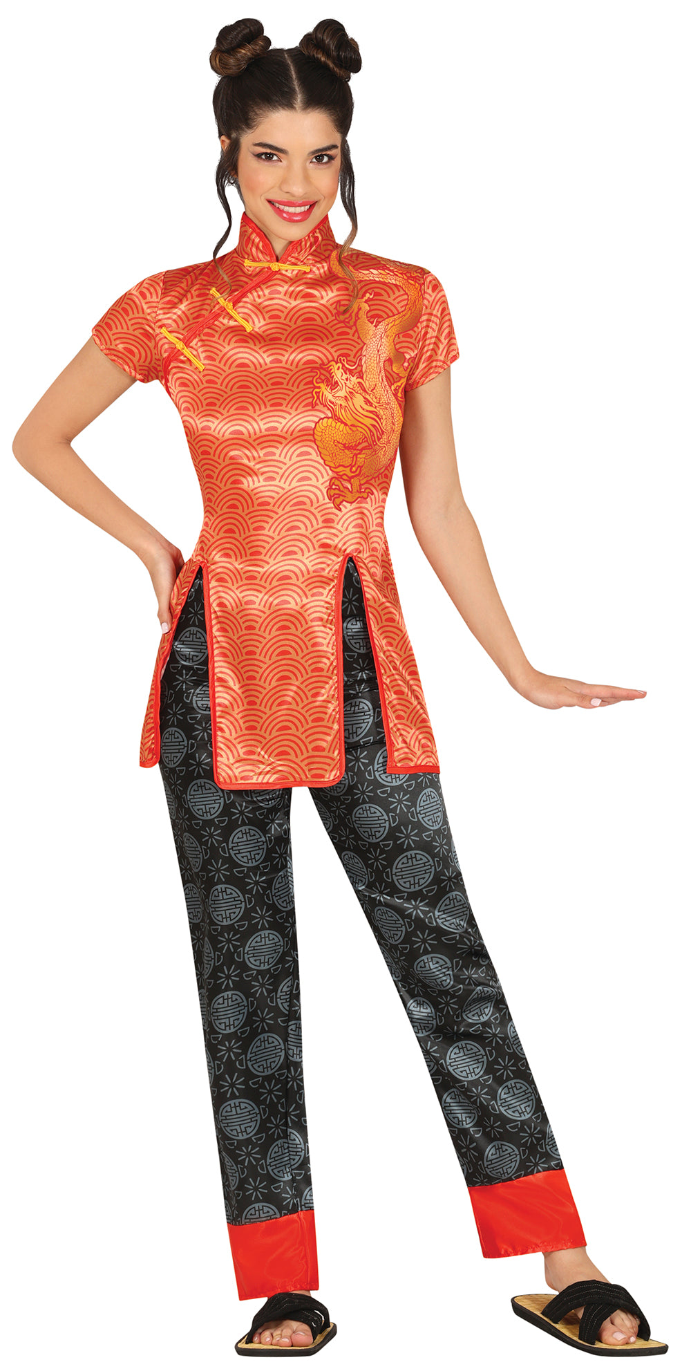 Déguisement Chinoise Femme - Tunique et Pantalon