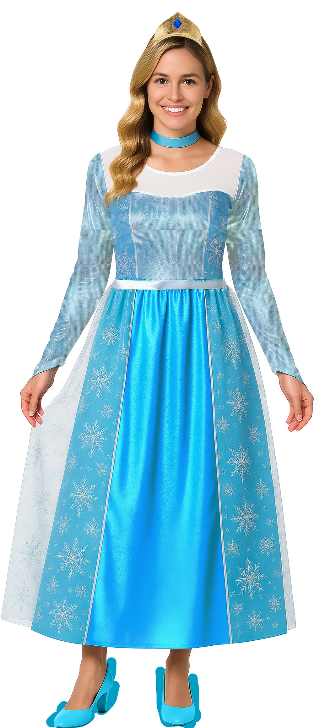 Déguisement Princesse Pailletée Femme - Diadème et Robe