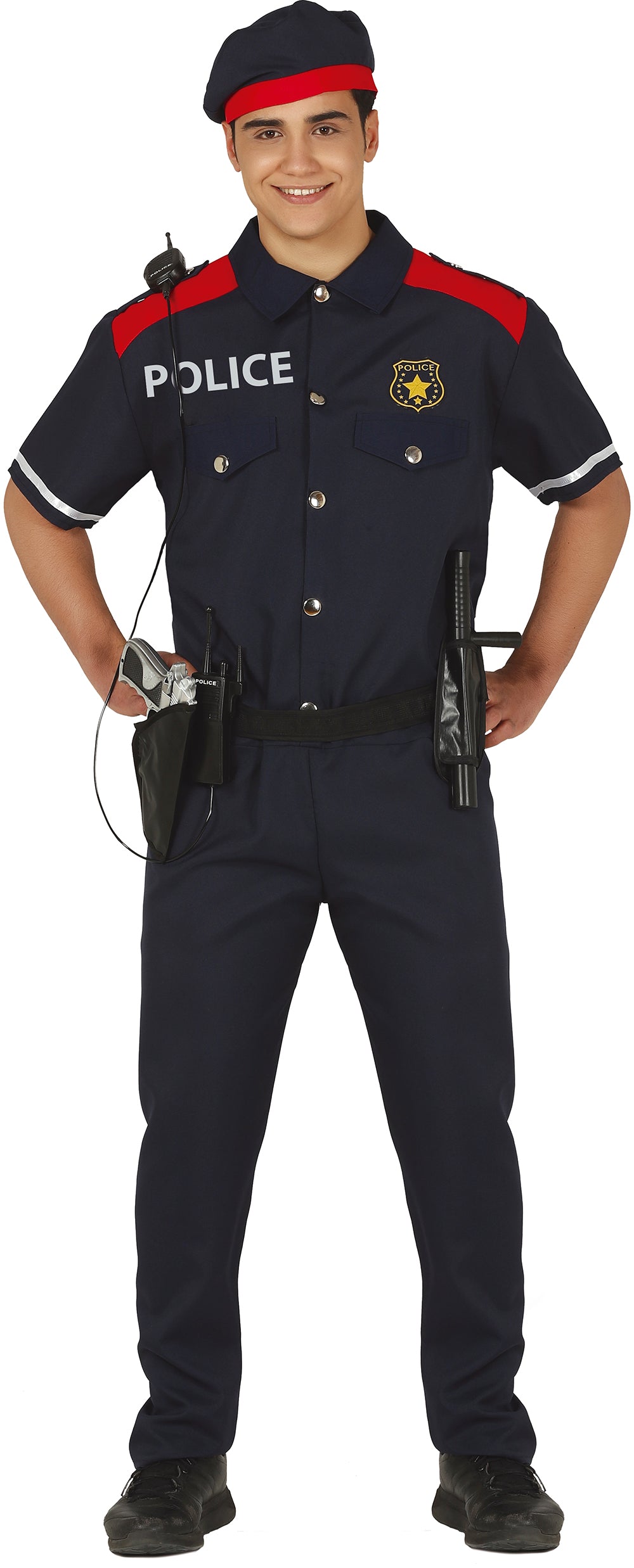 Déguisement Police Homme - Ceinture, Casquette et Combinaison