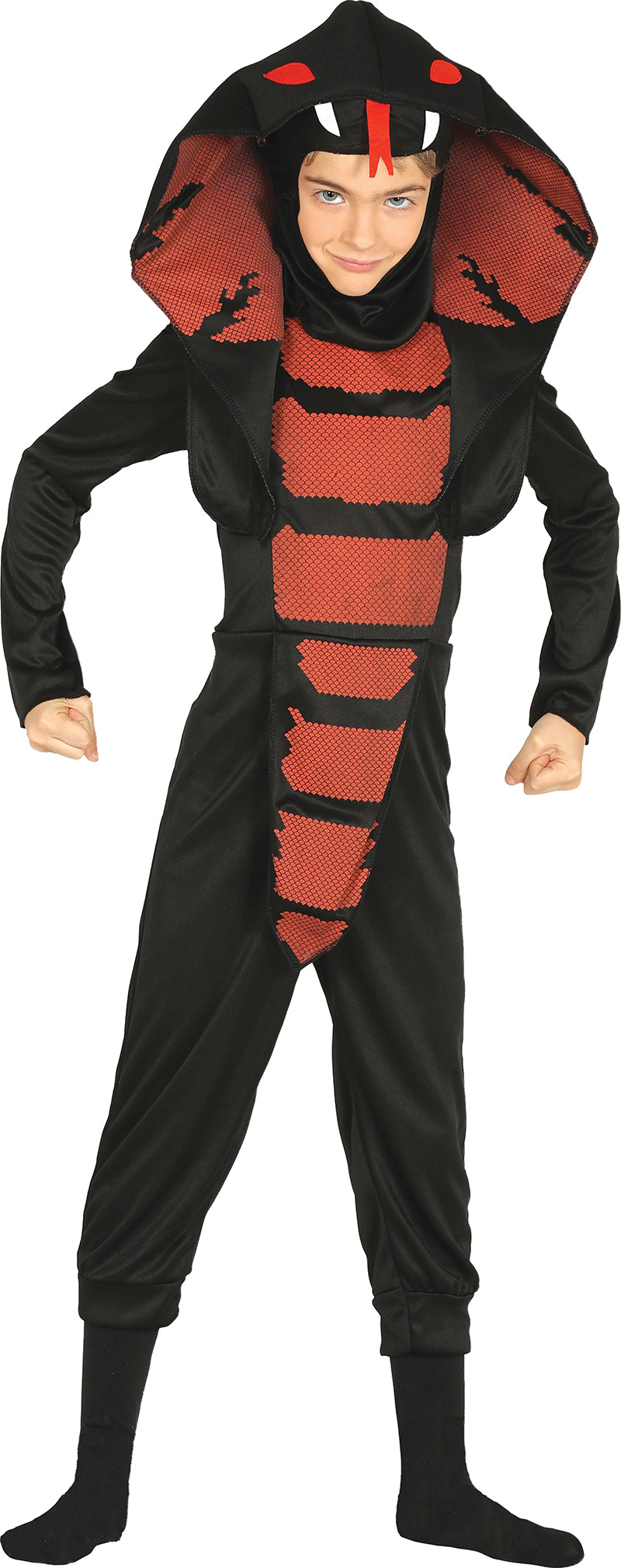 Déguisement Cobra Ninja Garçon - Capuche, Masque et Combinaison