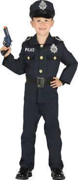 Déguisement Policier Garçon - Veste, Ceinture, Chapeau et Pantalon