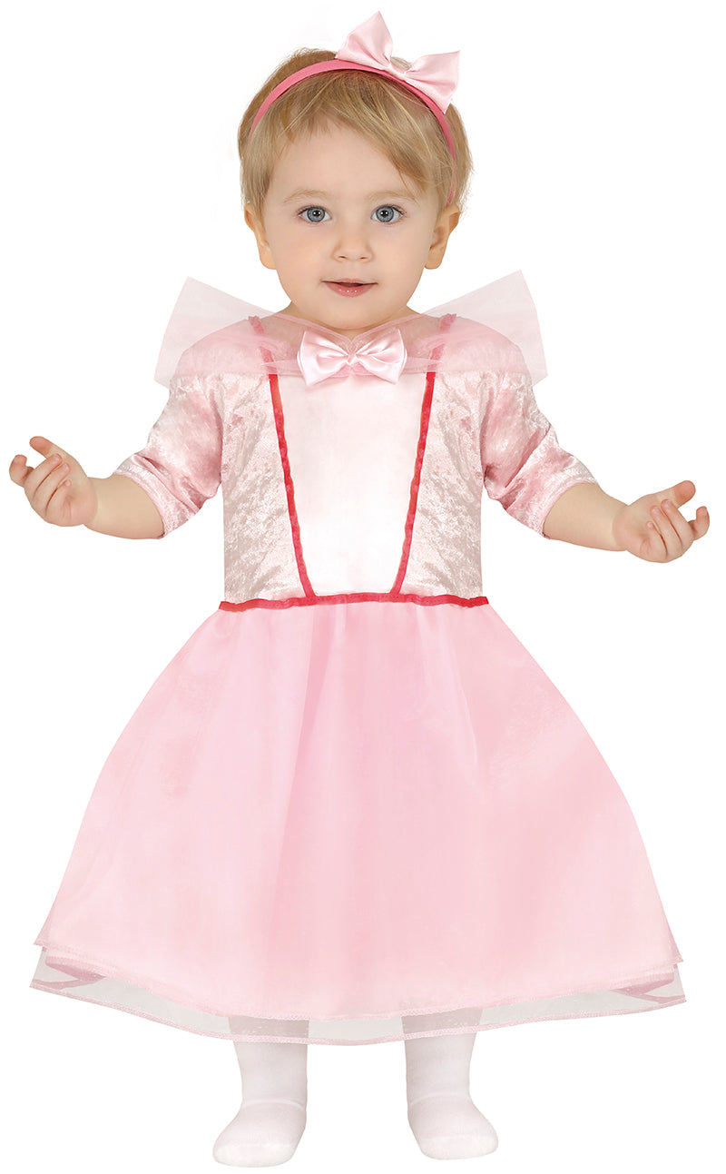 Déguisement Princesse Rose Bébé Fille - Diadème et Robe