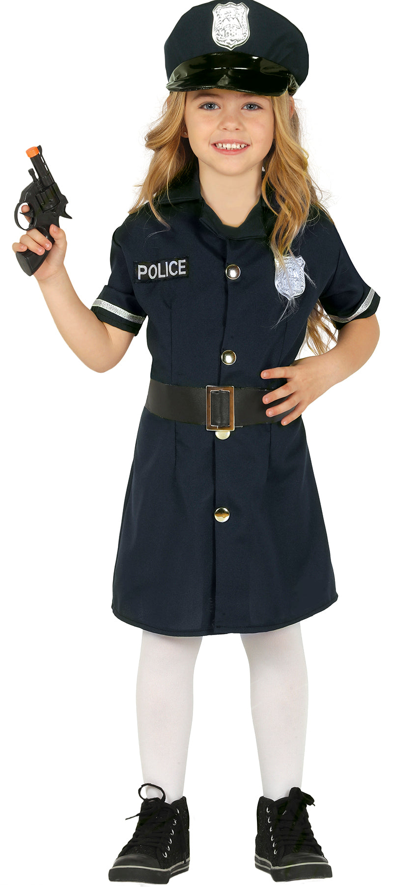 Déguisement Police Fille - Ceinture, Chapeau et Robe