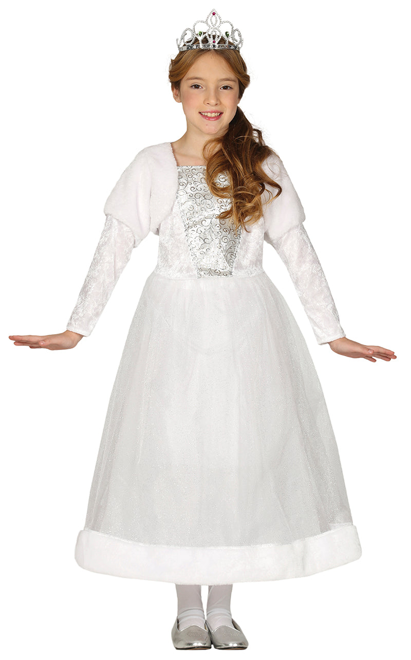 Déguisement Princesse Blanche Fille - Robe