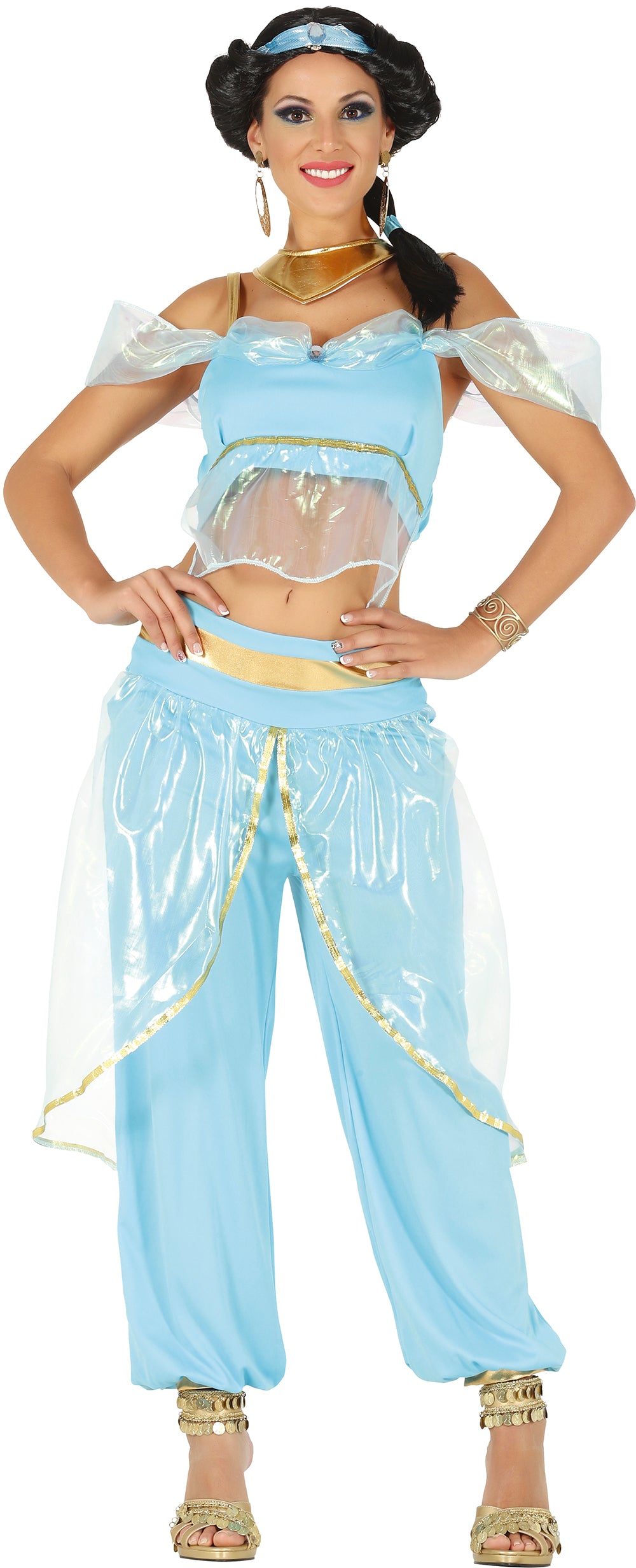 Déguisement Princesse Du Désert Femme - T-Shirt, Bandeau(x), Collier et Pantalon