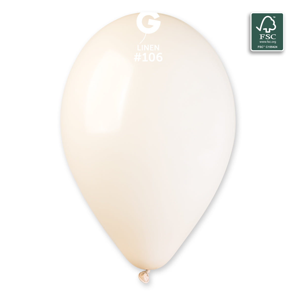 Ballons Latex Biodégradable 33Cm (13") - Finition Mat - Sachet De 50 (G120)