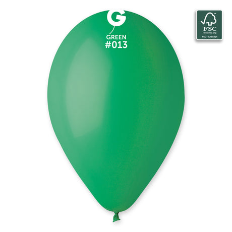 Ballons Latex Biodégradable 33Cm (13") - Finition Mat - Sachet De 50 (G120)