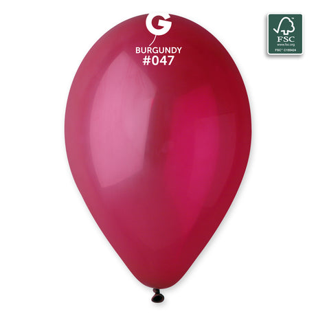 Ballons Latex Biodégradable 33Cm (13") - Finition Mat - Sachet De 50 (G120)