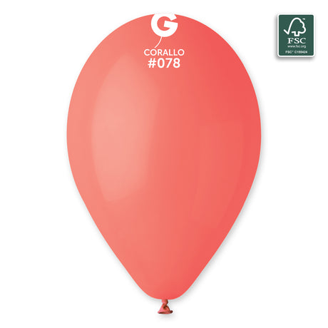 Ballons Latex Biodégradable 33Cm (13") - Finition Mat - Sachet De 50 (G120)