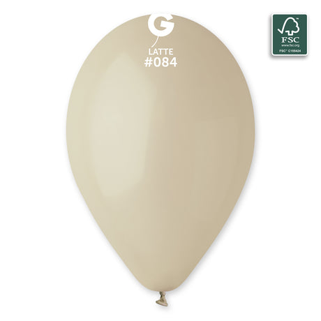 Ballons Latex Biodégradable 33Cm (13") - Finition Mat - Sachet De 50 (G120)