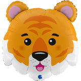 Ballon tête de tigre - 22" - Gonflage Hélium en boutique