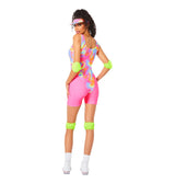 Déguisement Barbie™ roller femme rose – Barbie The Movie™ – 6 pièces