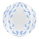 Ballon globe rose transparent 4D - 19" - Gonflage Hélium en boutique