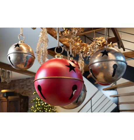 Grelot en métal doré ou cuivré – Noël, sapin et table – plusieurs tailles