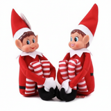 Lutin Farceur Asiatique Fille/Garçon – Décoration de Noël interactive