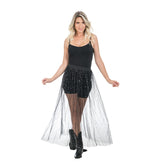 Jupe longue noire – esprit festival bohème – tenue de fête femme