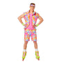 The image shows a set of four party accessories themed around Ken from "Barbie: The Movie," specifically roller skate-themed items.