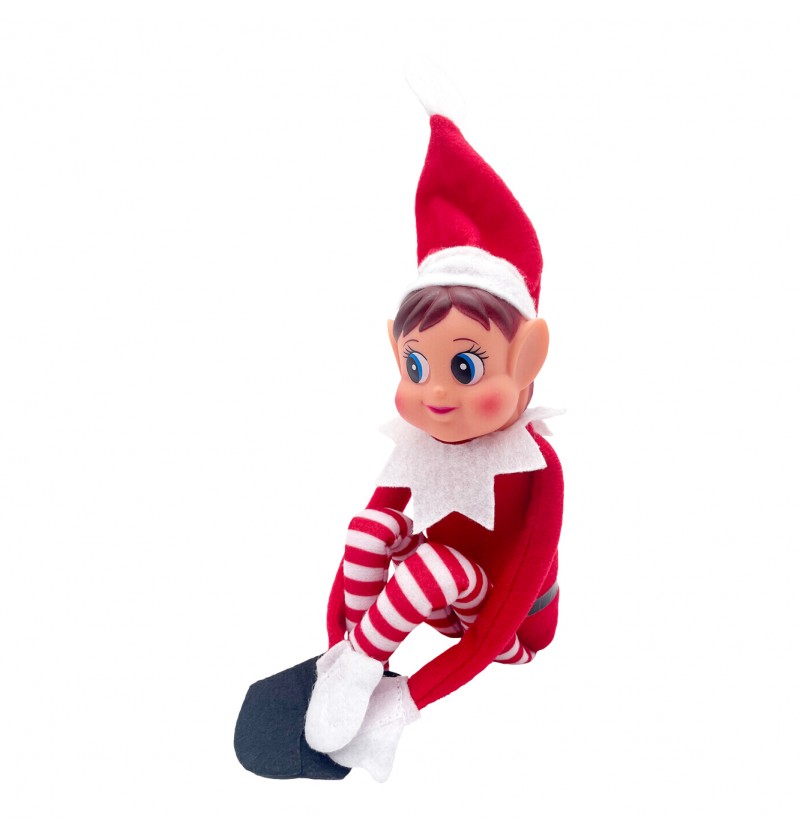 Lutin Farceur Asiatique Fille/Garçon – Décoration de Noël interactive