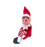 Lutin Farceur Asiatique Fille/Garçon – Décoration de Noël interactive