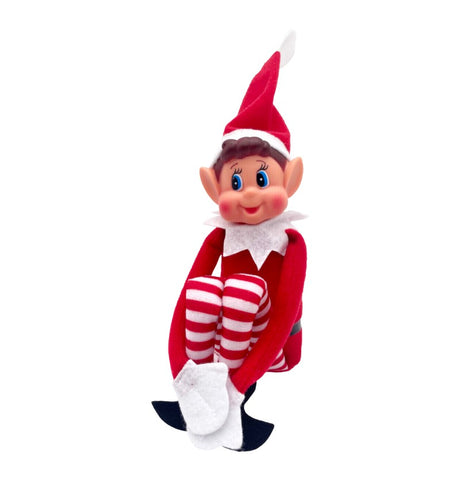 Lutin Farceur Asiatique Fille/Garçon – Décoration de Noël interactive