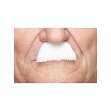 Moustache Chaplin blanche adhésive – déguisement soirée rétro, cinéma muet