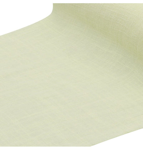 Nappe en coton lavé blanc – mariages, anniversaires – 125 × 240 cm
